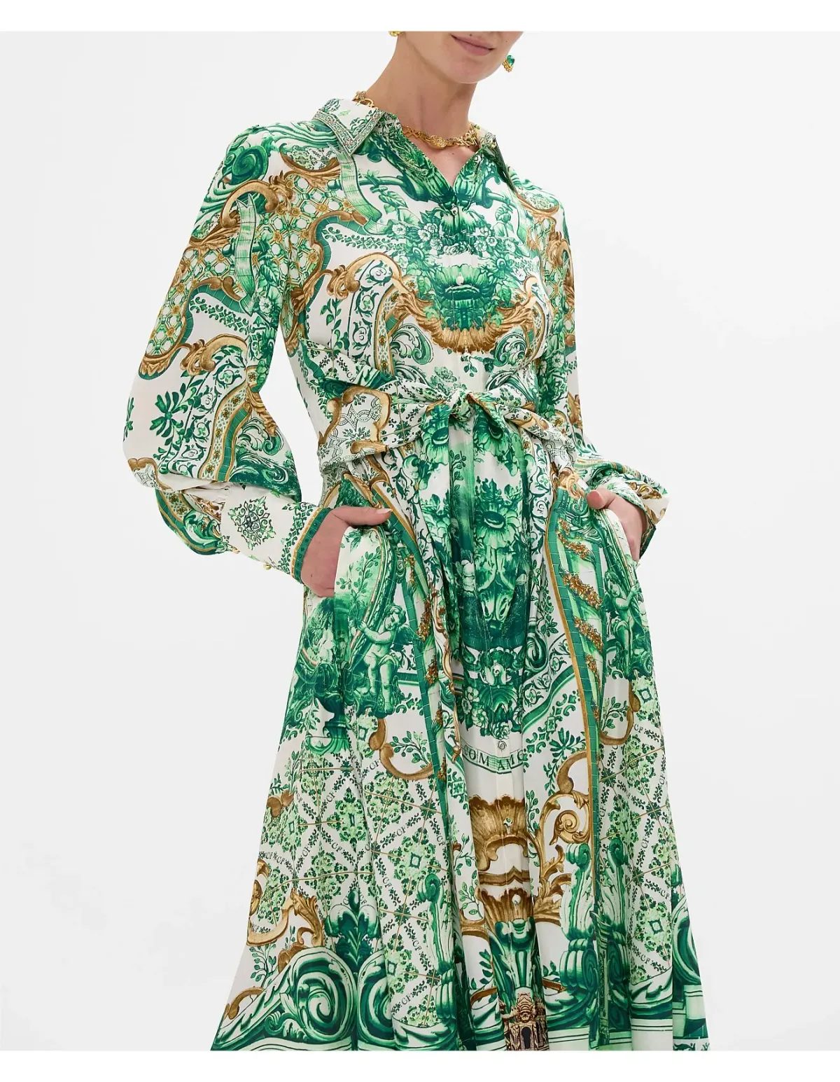 Camilla Waist Tie Shirt Dress XXS Corridor Of Calm - Image 4
