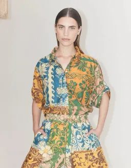 Alemais Archie Linen Top & Pant Set Multi Size 10 for rent on The Volte - image 3