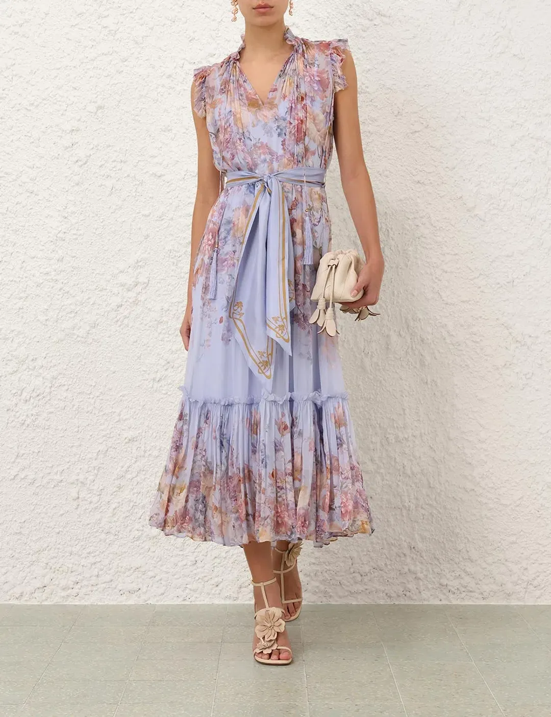 Zimmermann Valiant Flutter Dress - size 1/AU10 for rent on The Volte - main image