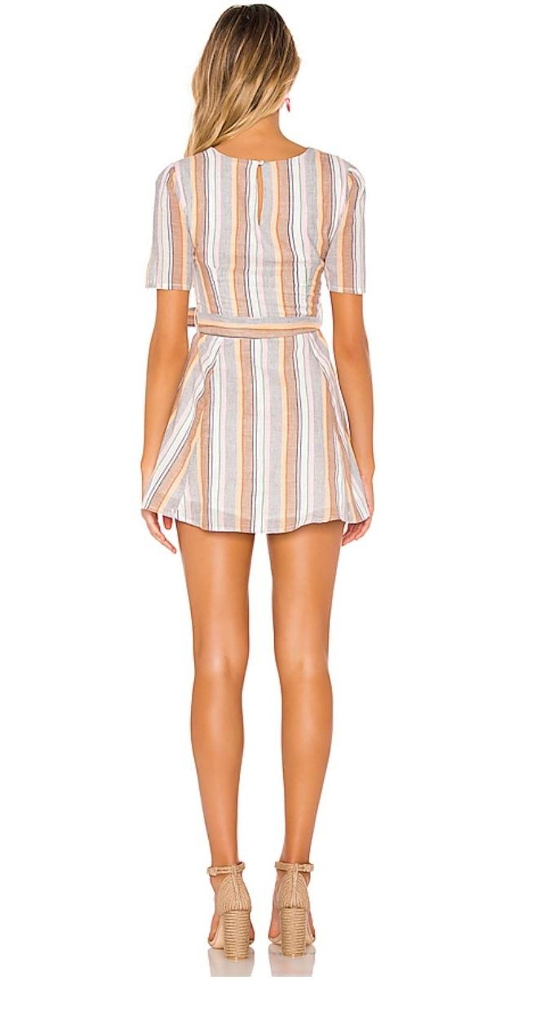 Iris Dress in Multi Stripe for rent on The Volte - main image