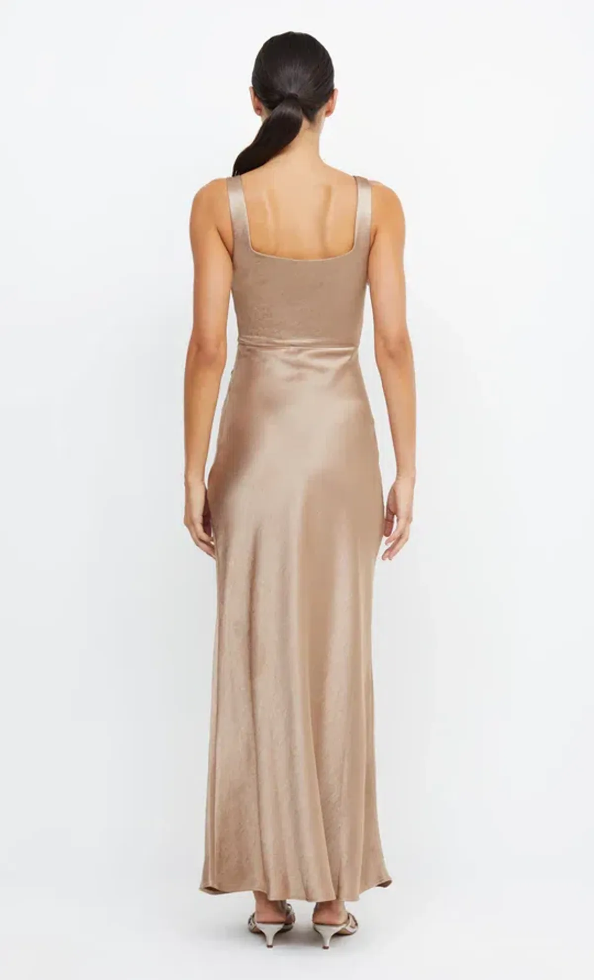 Bec + Bridge dreamer square neck dress golden size 6 - Image 2