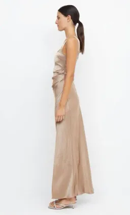 Bec + Bridge dreamer square neck dress golden size 6 for rent on The Volte - image 3