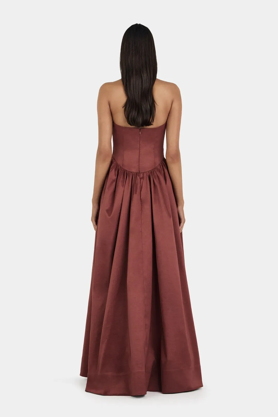 Hansen + Gretel Audrey Gown Pinot for rent on The Volte - main image