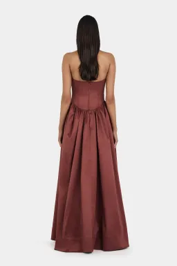Hansen + Gretel Audrey Gown Pinot for rent on The Volte - image 2