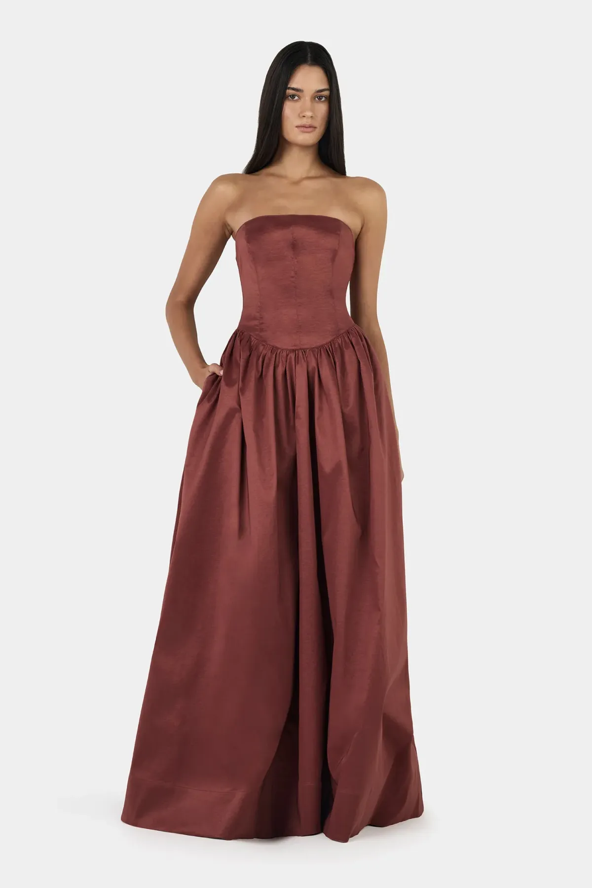 Hansen + Gretel Audrey Gown Pinot - Image 3