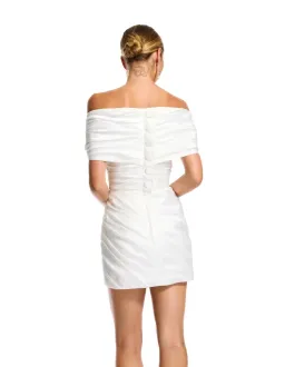 KYHA Studios Yves Mini Dress Ivory Size 3/AU 8 for rent on The Volte - image 3