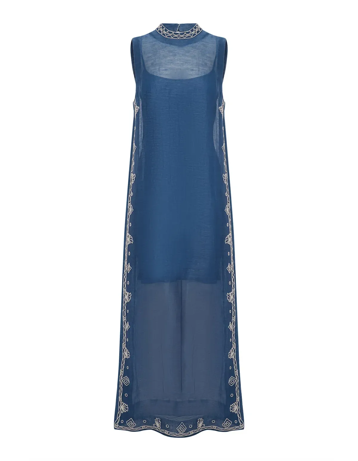 ALEMAIS Yasmeen bead-embellishment midi dress - Image 2