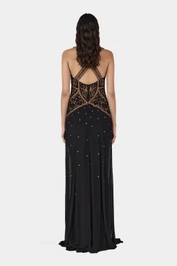 Hansen + Gretel Maja Beaded Maxi Dress Onyx SIZE 10 for rent on The Volte - image 6