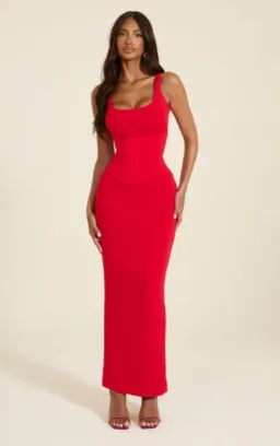 Mars The Label The Sandra Scoop Corset Maxi Dress for rent on The Volte - image 2