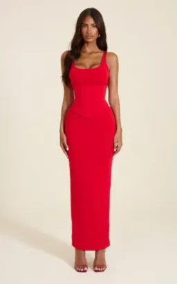 Mars The Label The Sandra Scoop Corset Maxi Dress for rent on The Volte - image 3