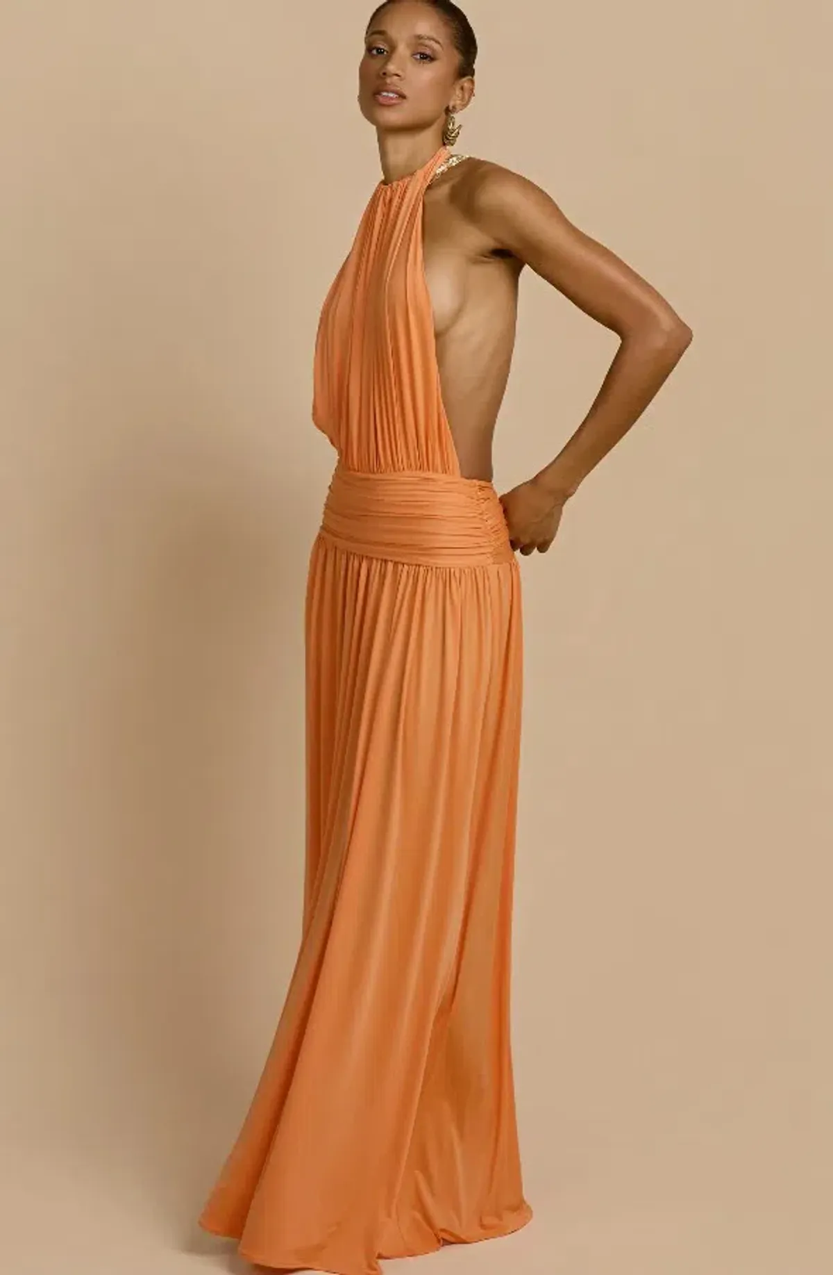 Arcina Ori Santina Dress in Tangerine Size XS/6 - Image 2