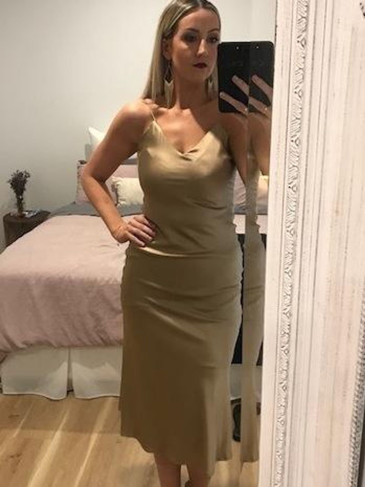 Hansen and Grettle Demi Silk Dress Size 10 - Image 3