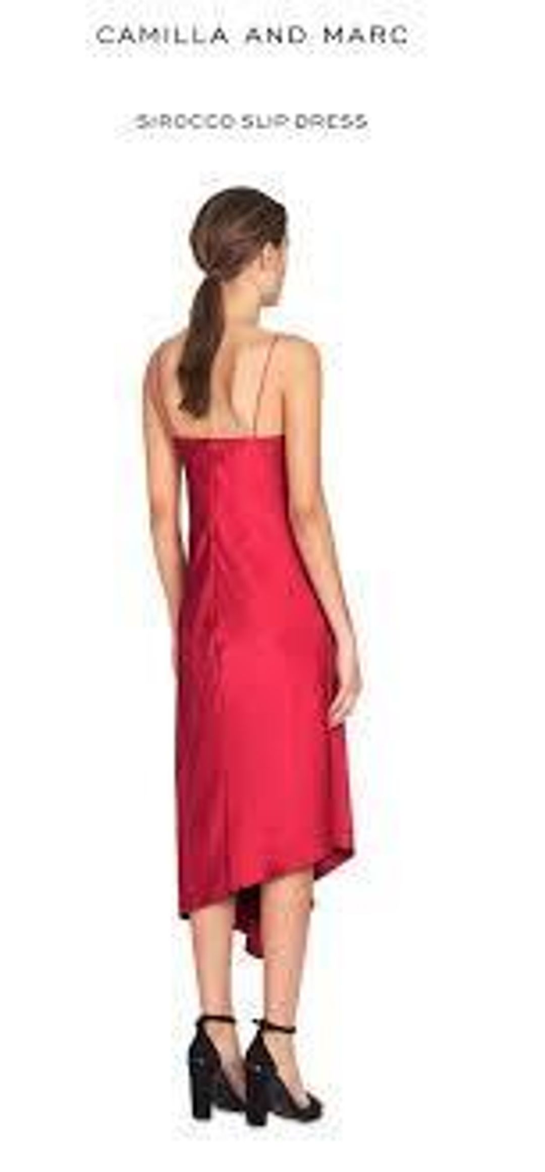 Camilla and Marc Sirocco Slip Dress Fuschia Size 6 for rent on The Volte - main image