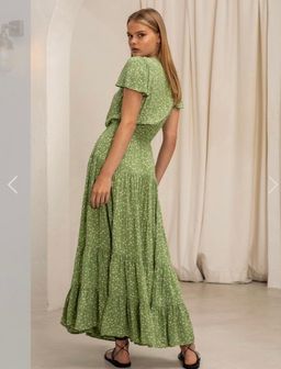Kivari Lucia Ditsy Tie Maxi sz XS for rent on The Volte - image 1