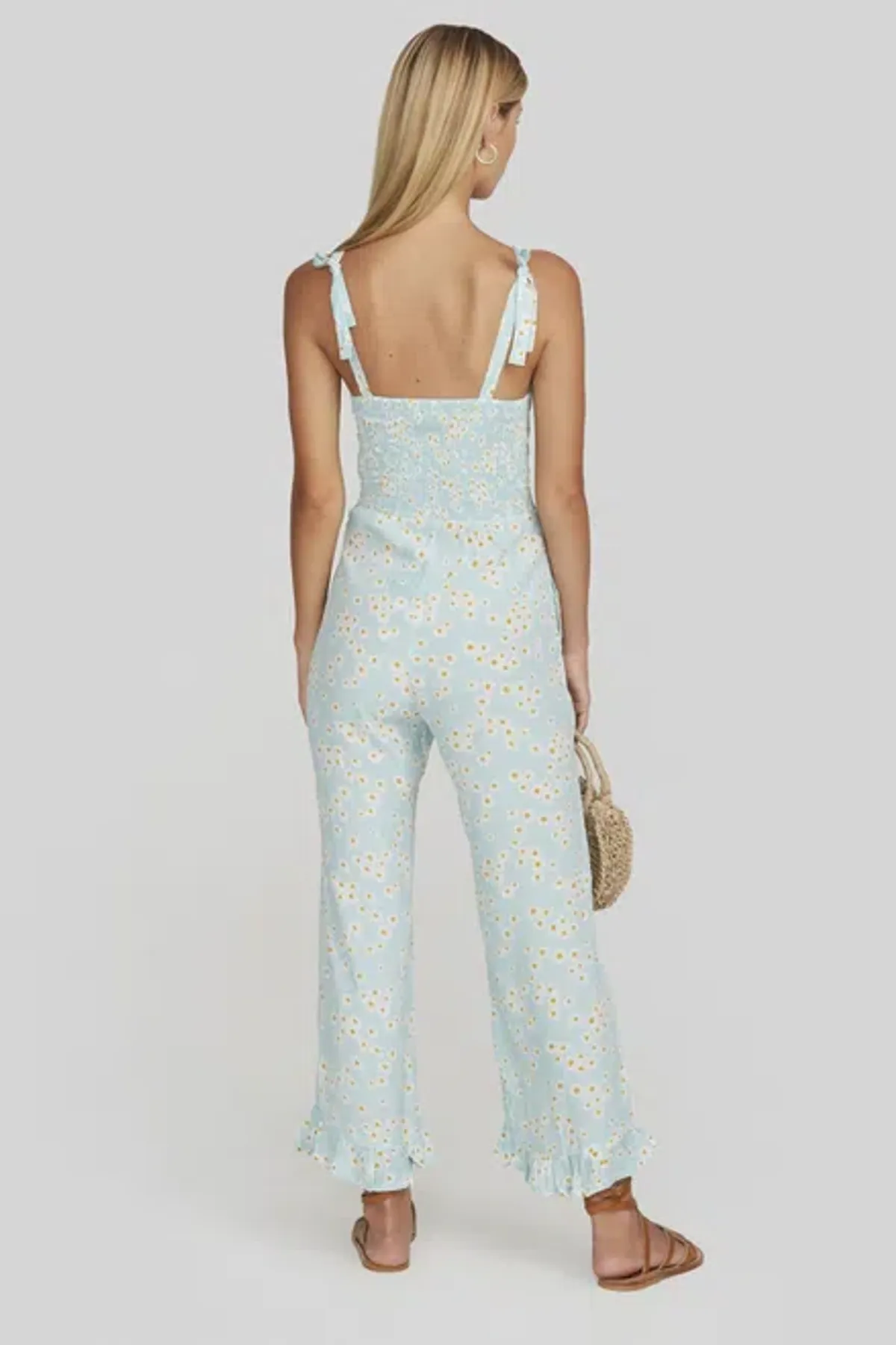 Faithfull the Brand Frankie Jumpsuit Jasmin Floral Print Size Small - Image 3
