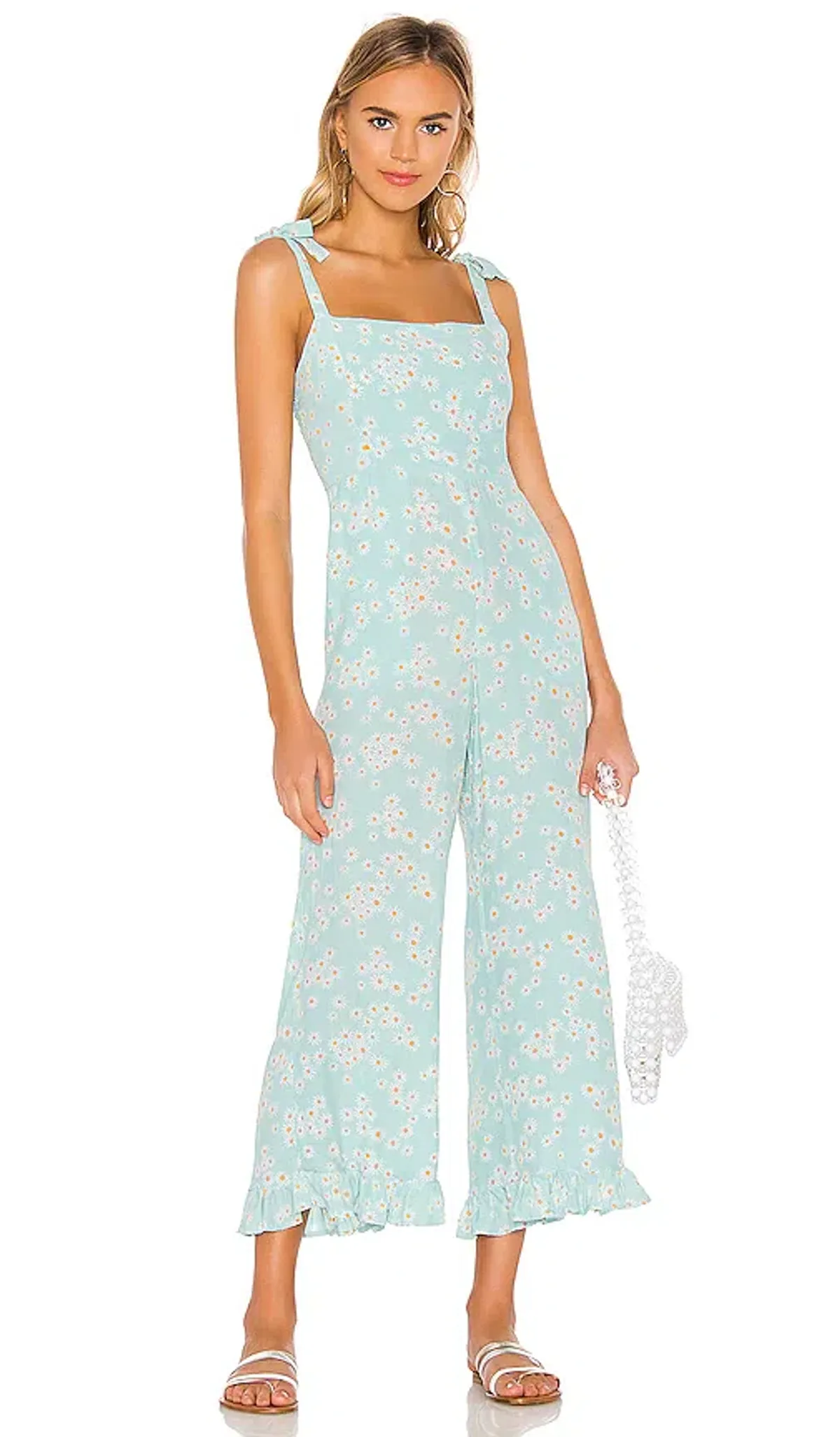 Faithfull the Brand Frankie Jumpsuit Jasmin Floral Print Size Small - Image 1