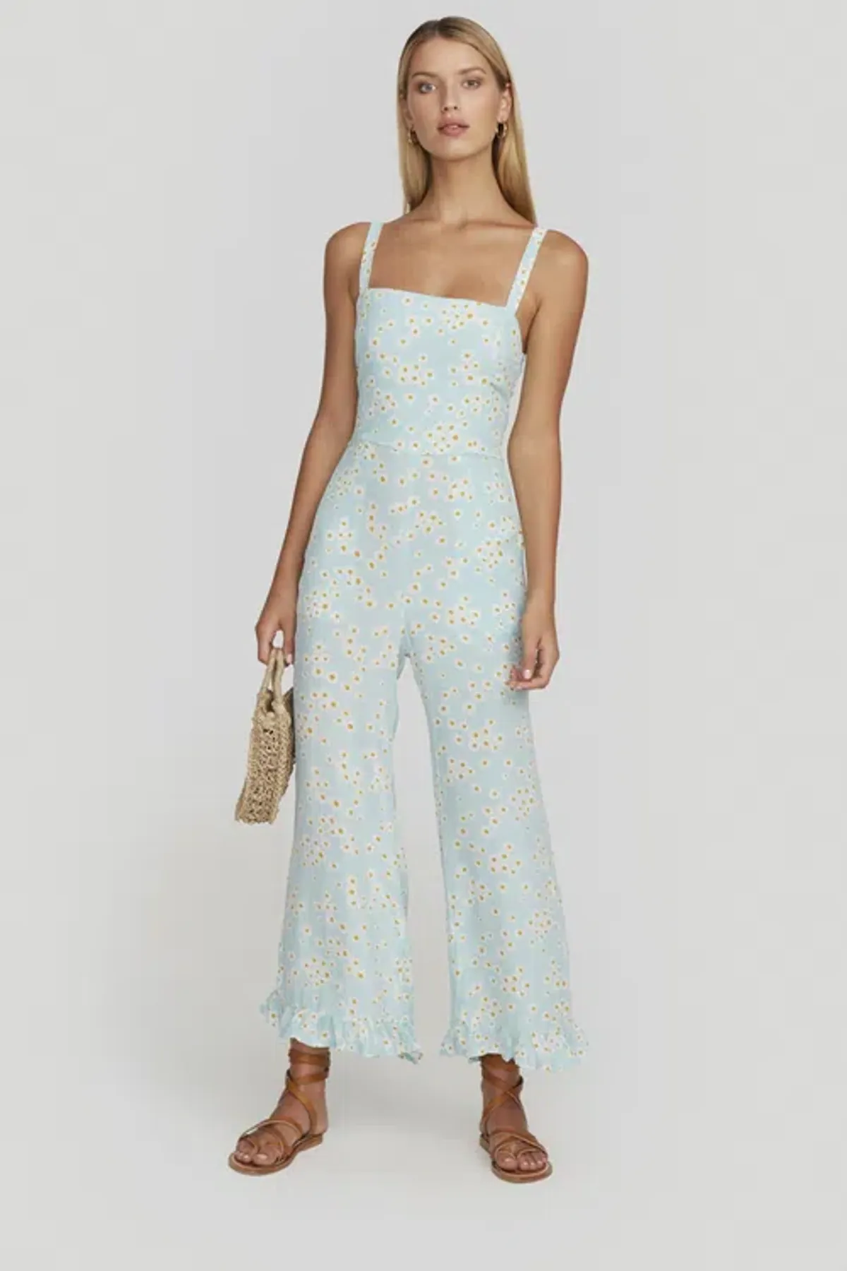Faithfull the Brand Frankie Jumpsuit Jasmin Floral Print Size Small - Image 2