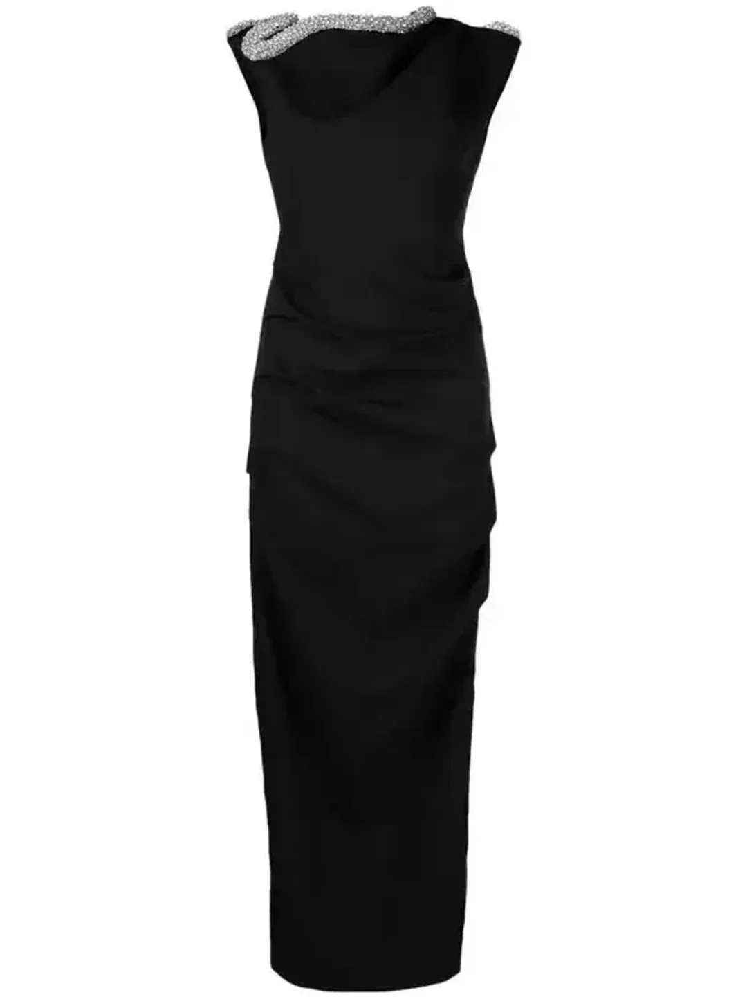 Rachel Gilbert Farley Gown Black 4/AU14 for rent on The Volte - main image