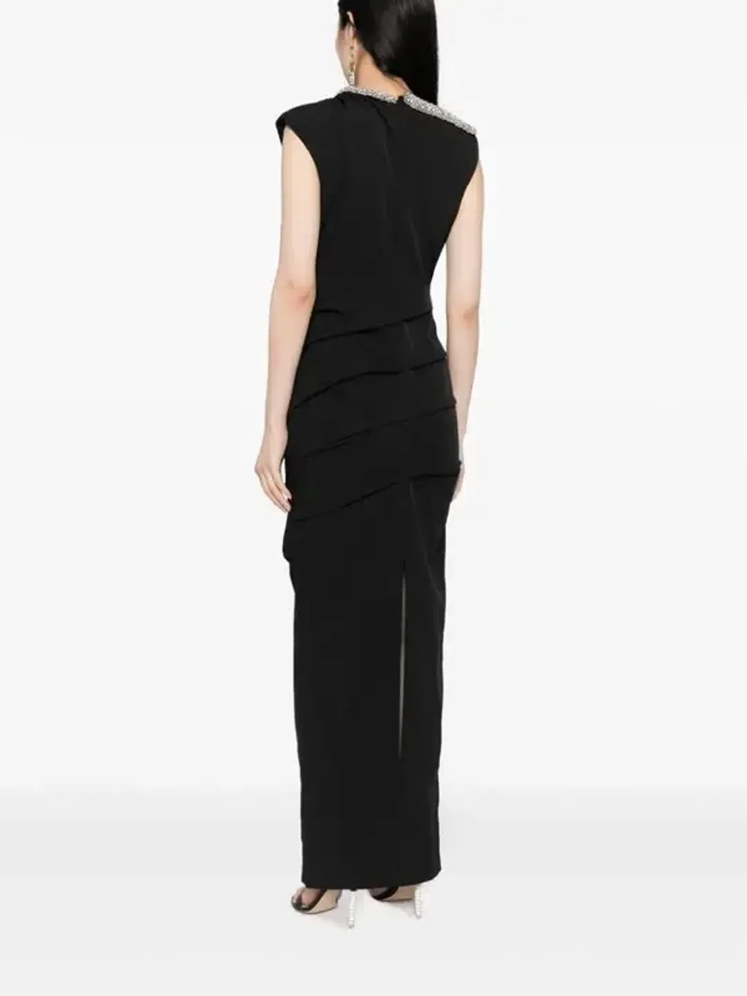 Rachel Gilbert Farley Gown Black 4/AU14 for rent on The Volte - main image