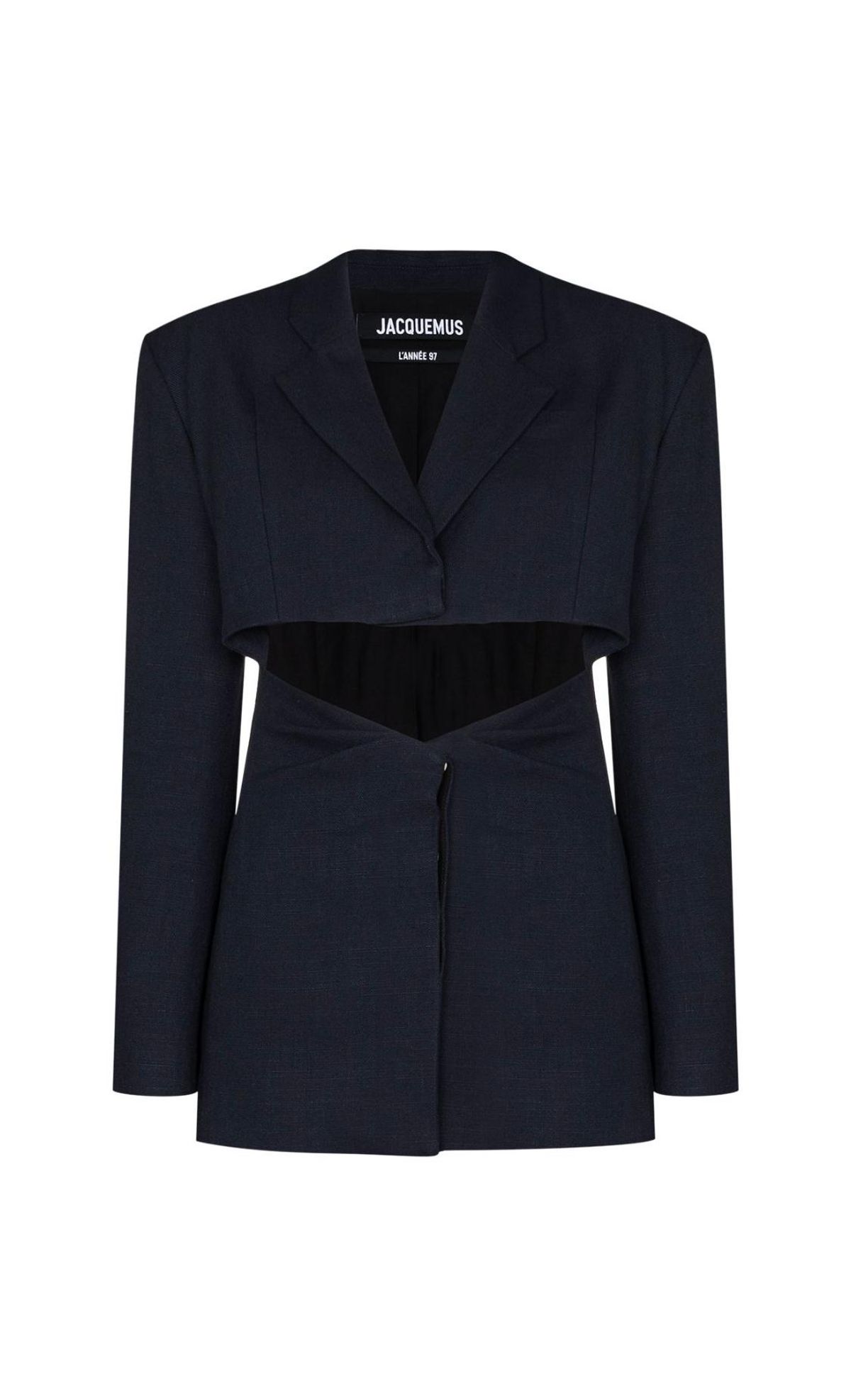 Jacquemus La Veste Arles Mini Dress Navy Size 36 - Image 6