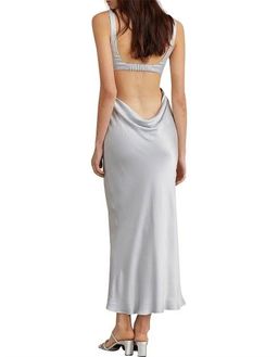 Bec & Bridge Caroline Cut Out Midi Dress Blue Size 8 for rent on The Volte - image 3
