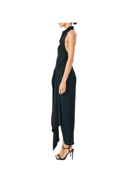 Voltaire Backless Draped Midi Dress for rent on The Volte - image 3