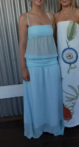 Ance Gria Romeo Gown Aqua - Size L for rent on The Volte - image 6