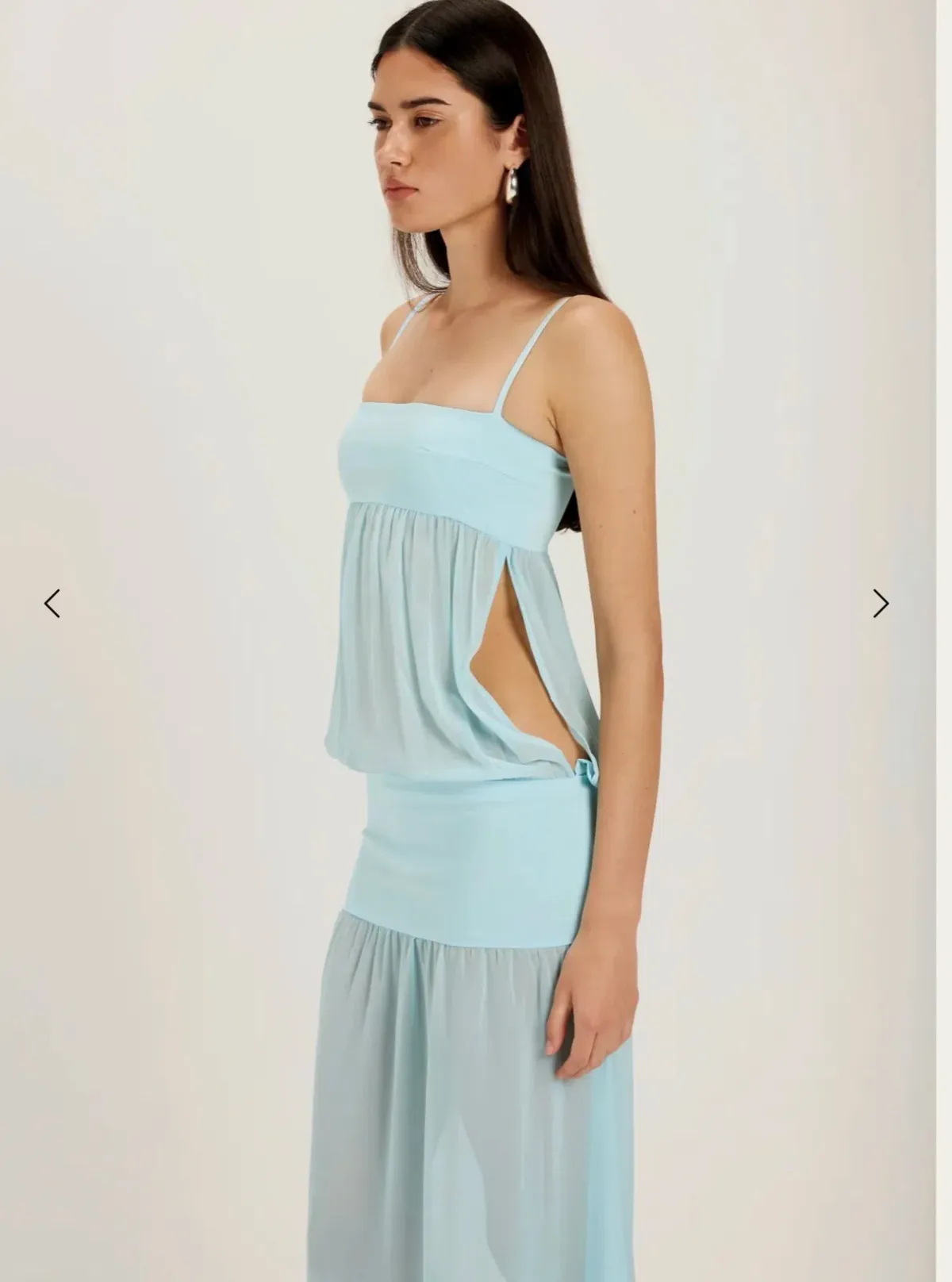 Ance Gria Romeo Gown Aqua - Size L - Image 4