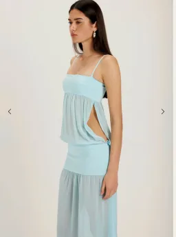 Ance Gria Romeo Gown Aqua - Size L for rent on The Volte - image 4