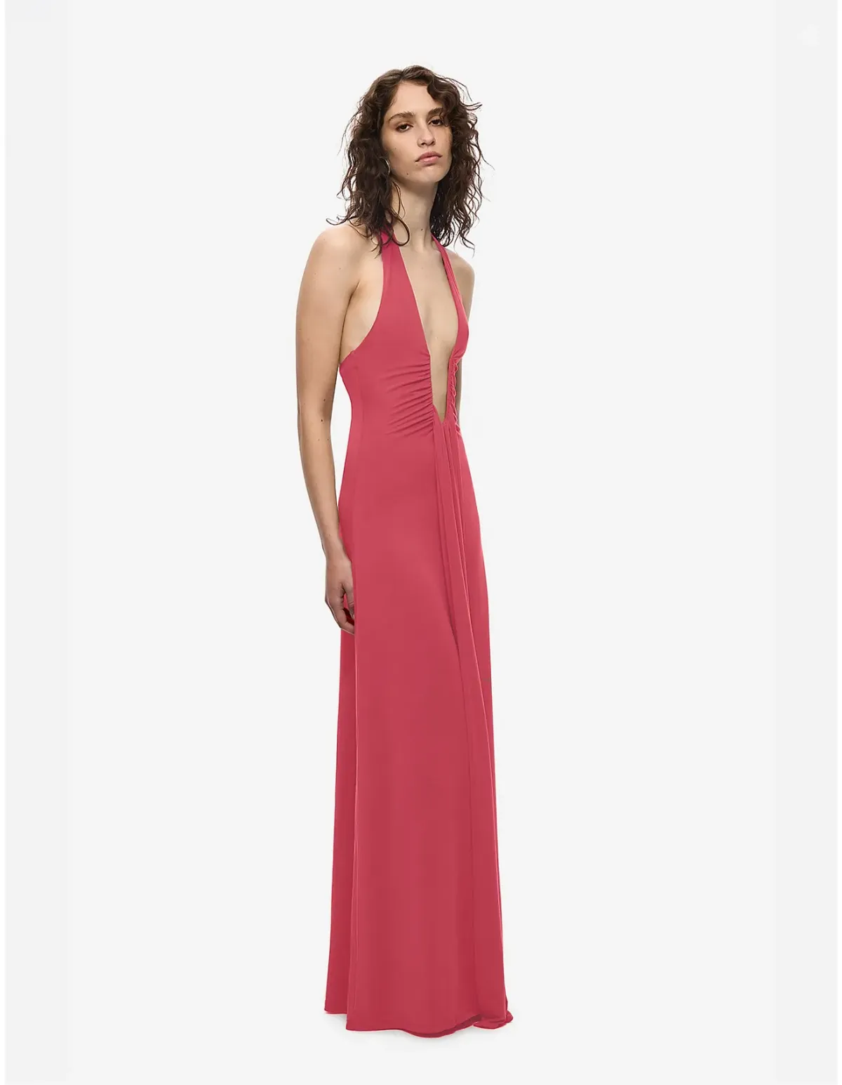 Misha The Jennifer Cupro Dress Size S Hot Pink - Image 1