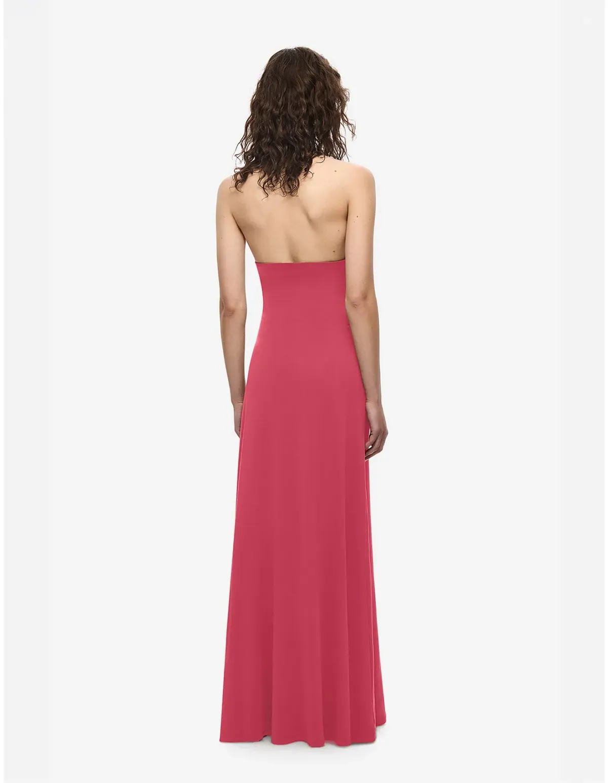 Misha The Jennifer Cupro Dress Size S Hot Pink - Image 2