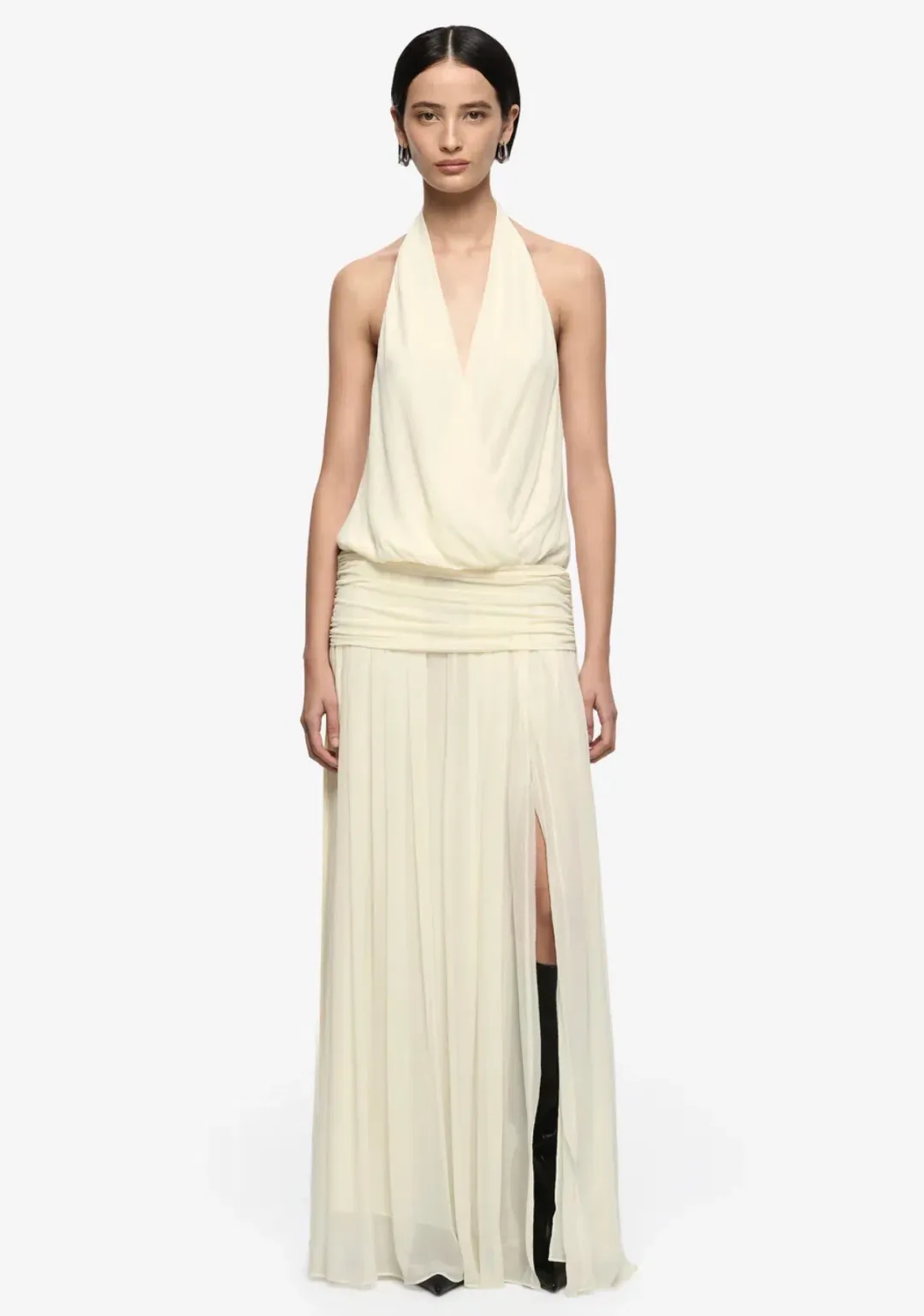 JASMIN V MAXI DRESS (lemon) - Size 12 for rent on The Volte - main image