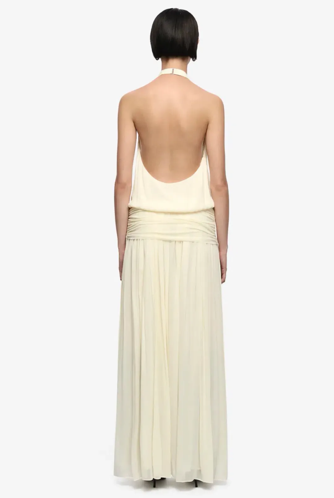 JASMIN V MAXI DRESS (lemon) - Size 12 for rent on The Volte - main image