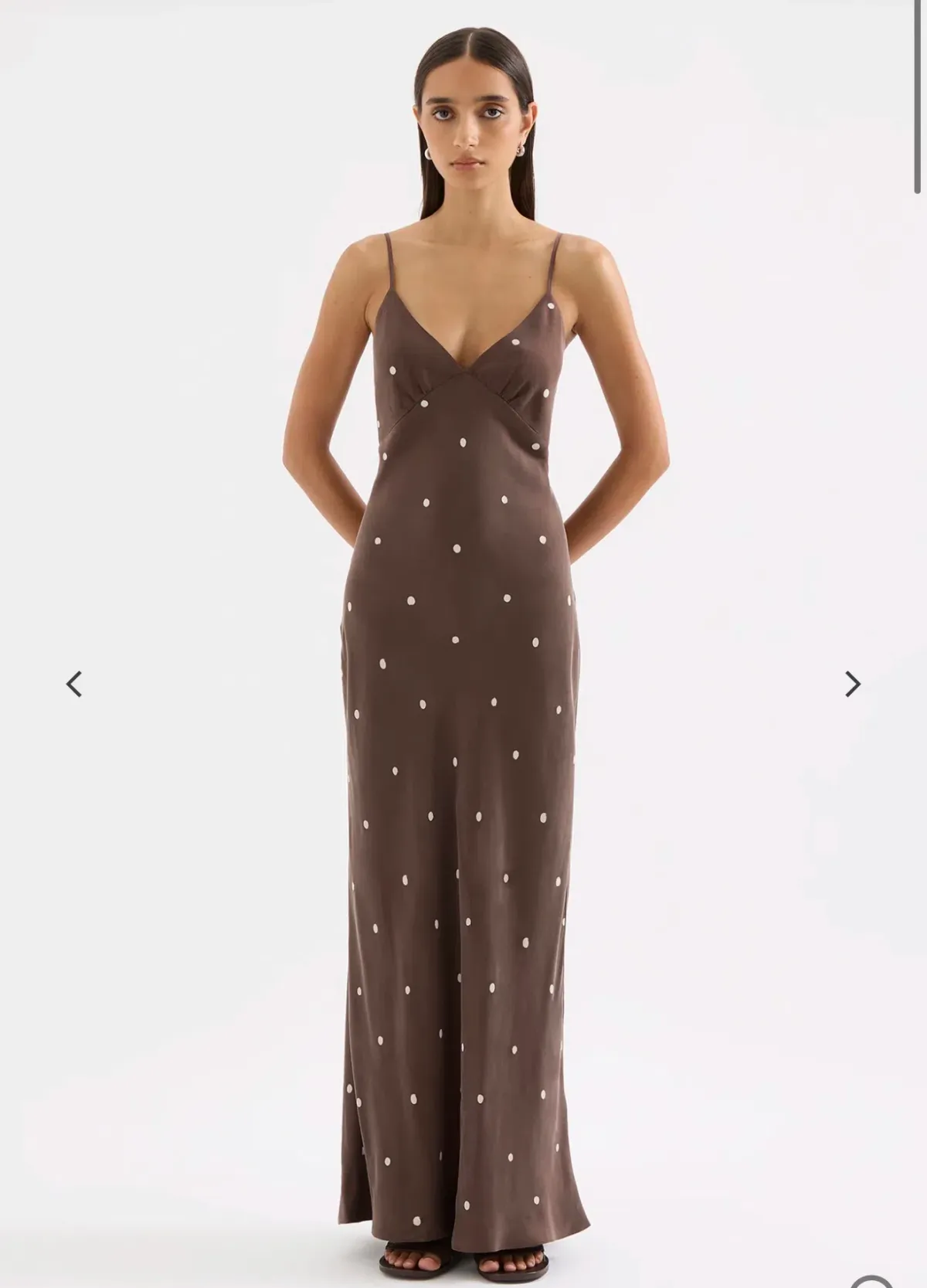 Nude Lucy ATHENA CUPRO SLIP DRESS for rent on The Volte - main image