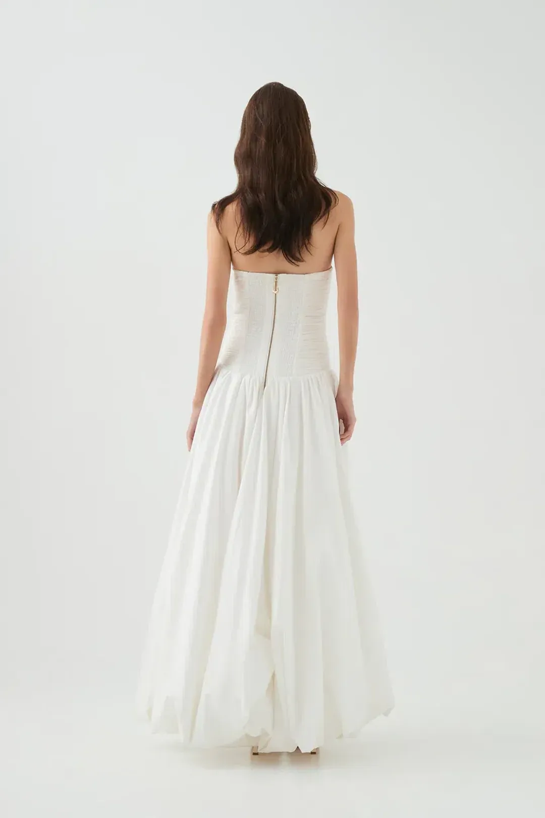 Violette Bubble Hem Maxi Dress for rent on The Volte - main image