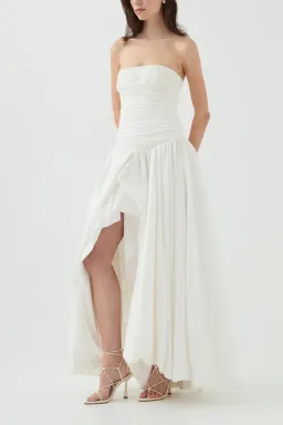 Violette Bubble Hem Maxi Dress for rent on The Volte - image 4