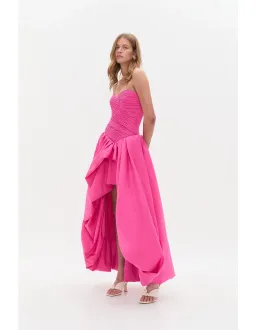💕 BRAND New AJE Estelle Strapless Gown in Cerise Pink - Size 8 - Formal Maxi Dress 💕 for rent on The Volte - image 3