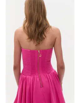 💕 BRAND New AJE Estelle Strapless Gown in Cerise Pink - Size 8 - Formal Maxi Dress 💕 for rent on The Volte - image 5