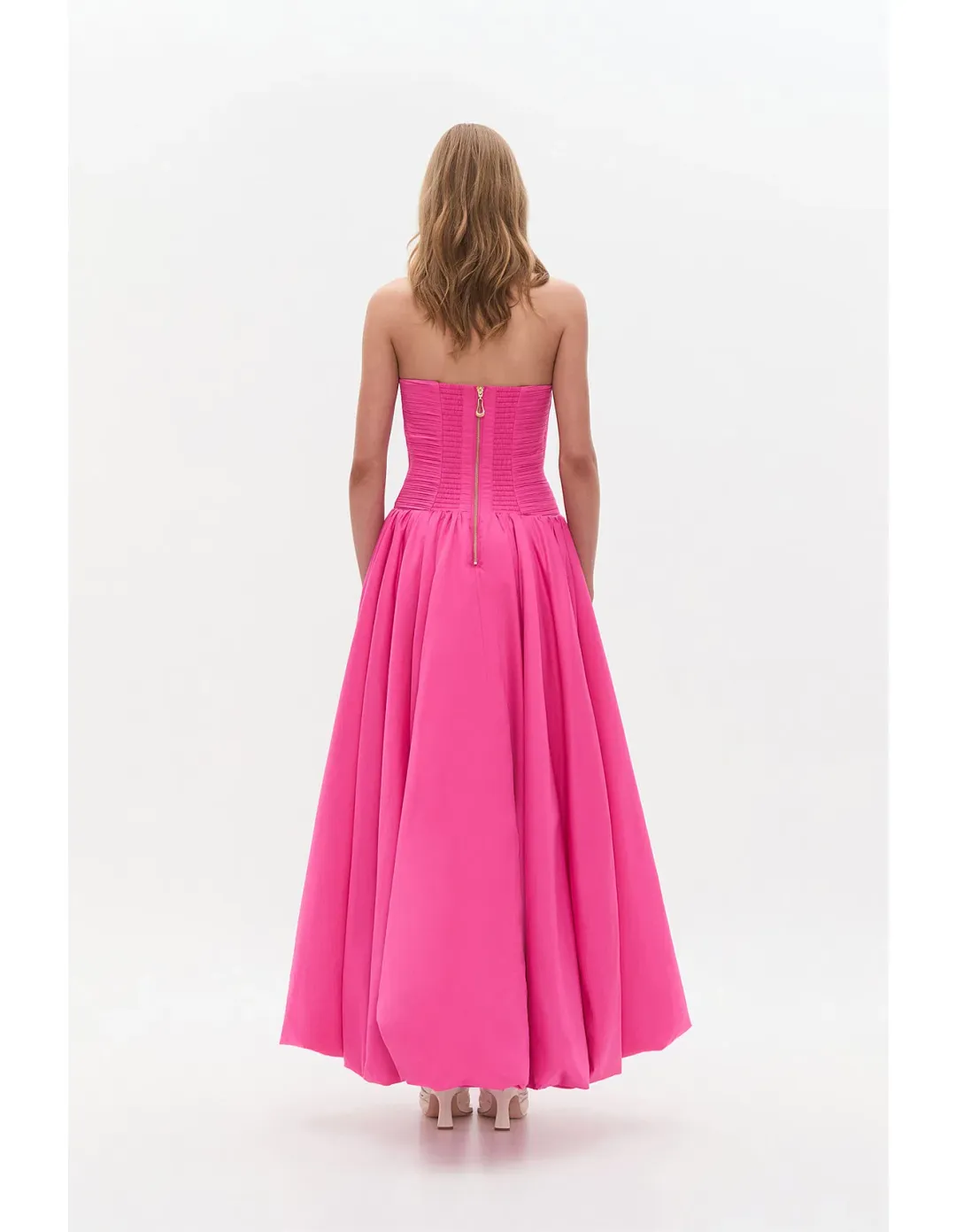💕 BRAND New AJE Estelle Strapless Gown in Cerise Pink - Size 8 - Formal Maxi Dress 💕 for rent on The Volte - main image