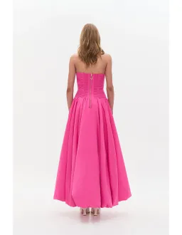 💕 BRAND New AJE Estelle Strapless Gown in Cerise Pink - Size 8 - Formal Maxi Dress 💕 for rent on The Volte - image 4