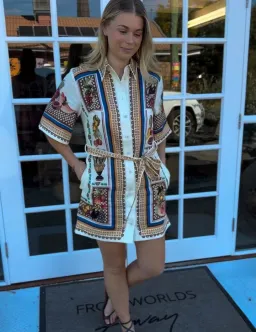Alemais Mercado Mini Dress Size 14 for rent on The Volte - image 1