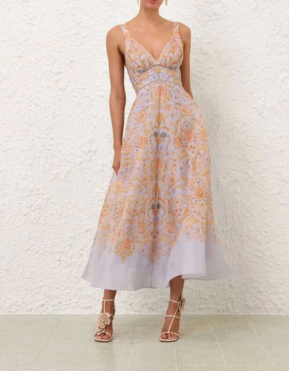 Zimmermann Valiant Draped Picnic Dress - size 1 for rent on The Volte - main image