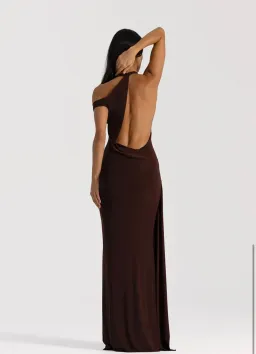 Natalie Rolt Mariela Gown Espresso for rent on The Volte - image 3