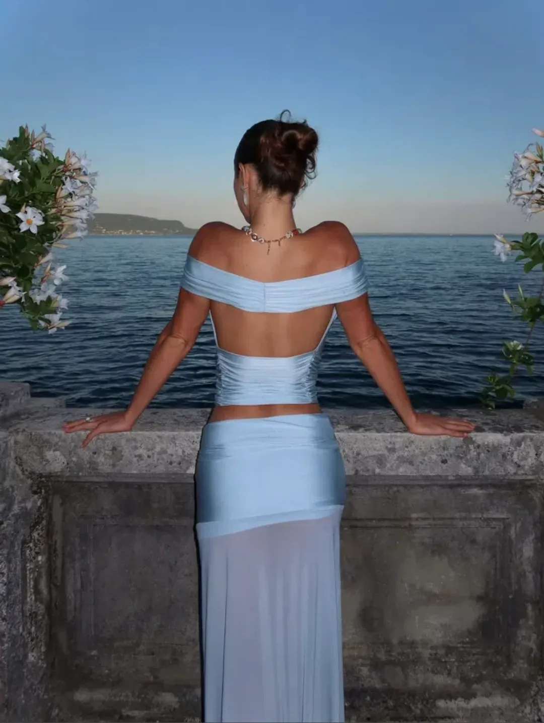 Ance Gria Grace Set Sky Blue Size S / AU 8 for rent on The Volte - main image