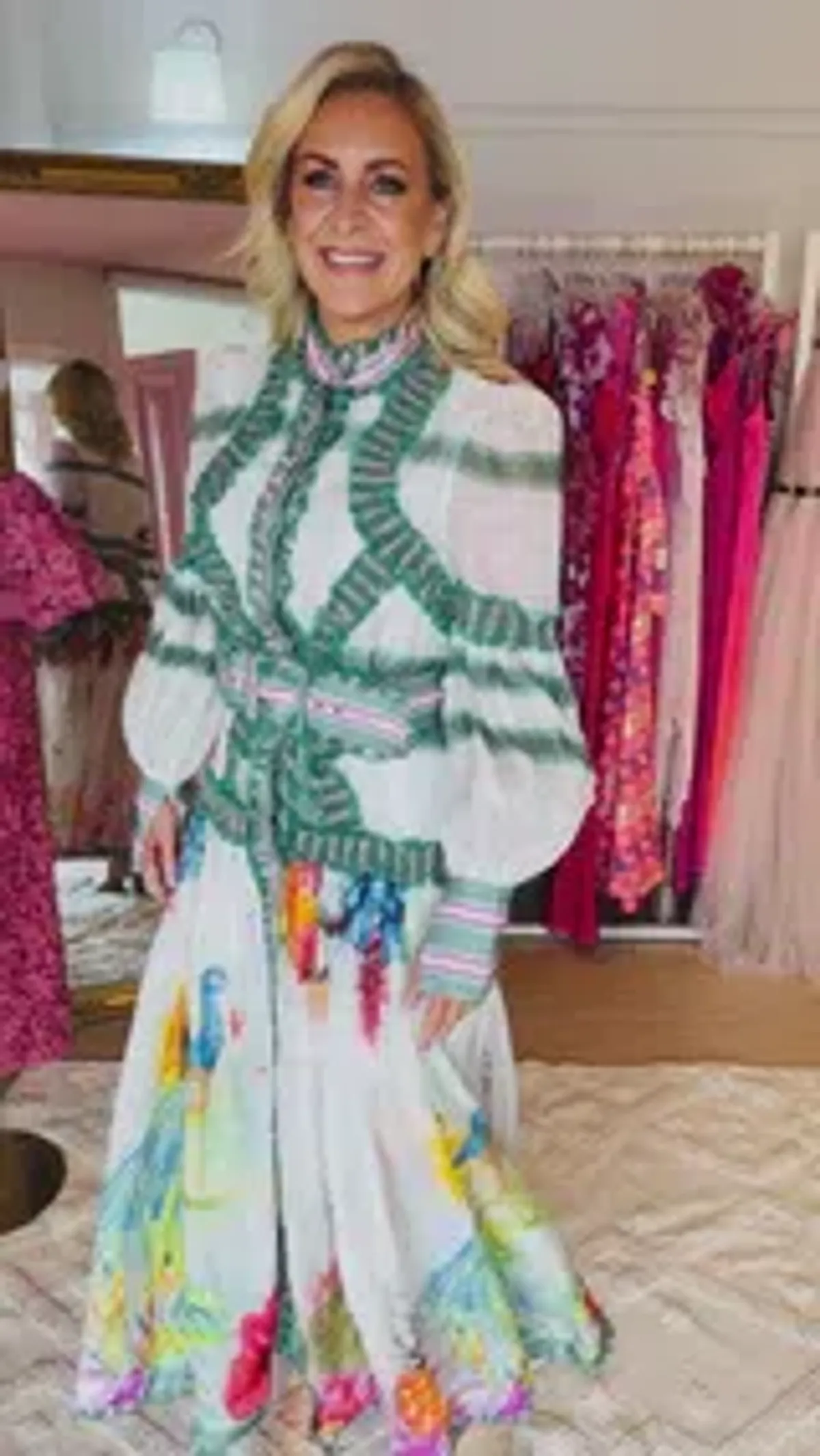 Arabian Nights Maxi Dress by Mackenzie Mode size 12 for rent on The Volte - main image