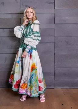 Arabian Nights Maxi Dress by Mackenzie Mode size 12 for rent on The Volte - image 2