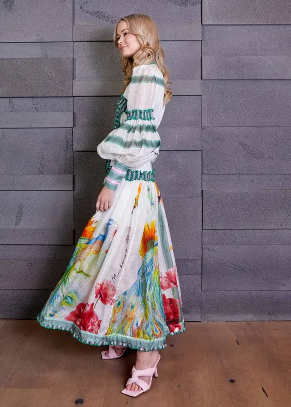 Arabian Nights Maxi Dress by Mackenzie Mode size 12 - Image 3