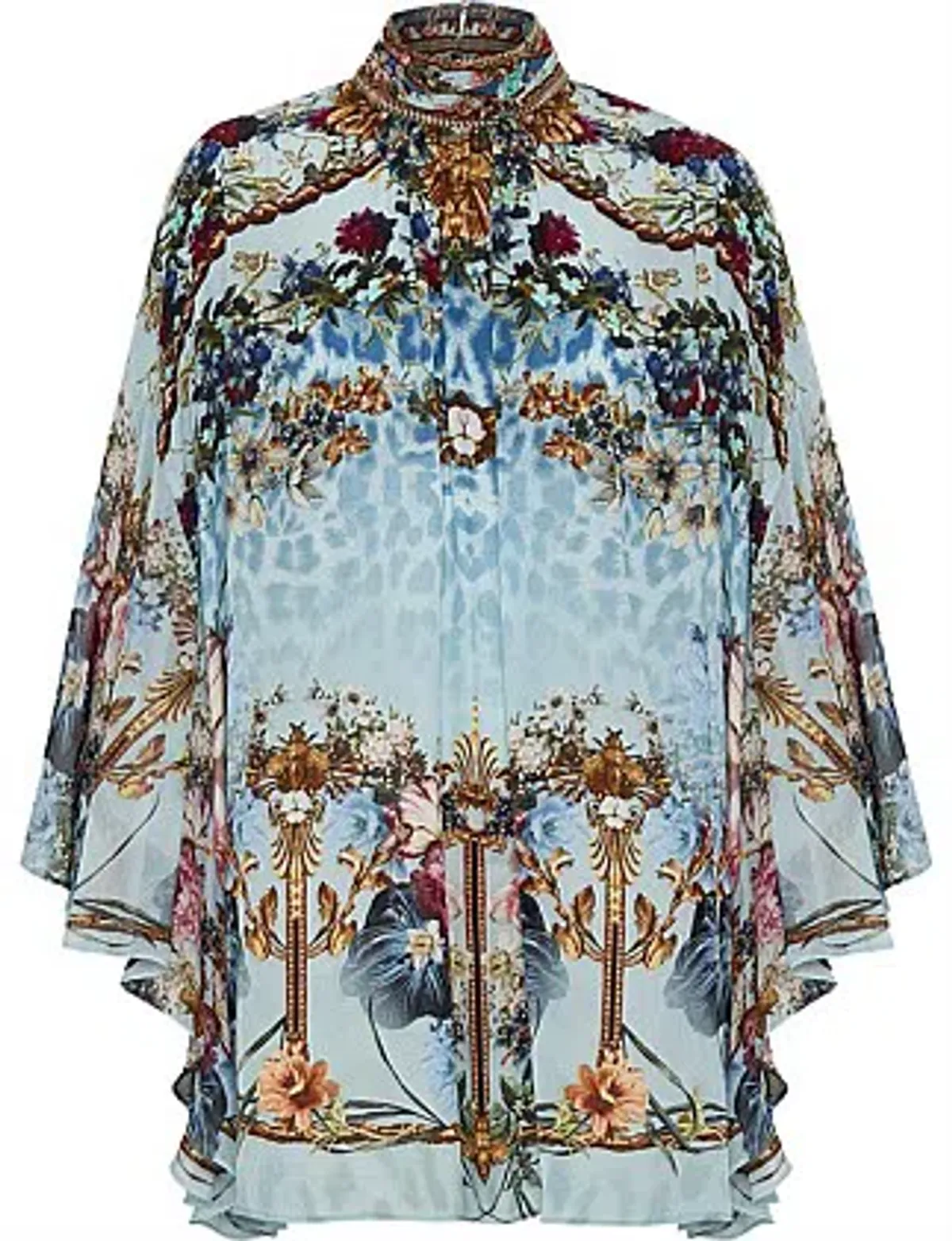 Camilla Letters to Leo High Neck Ruffle Sleeve Blouse size M - Image 4