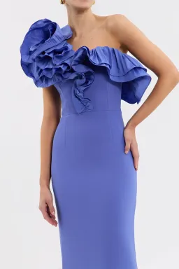 Rebecca Vallance Ella Gown Blue Size 6 for rent on The Volte - image 4