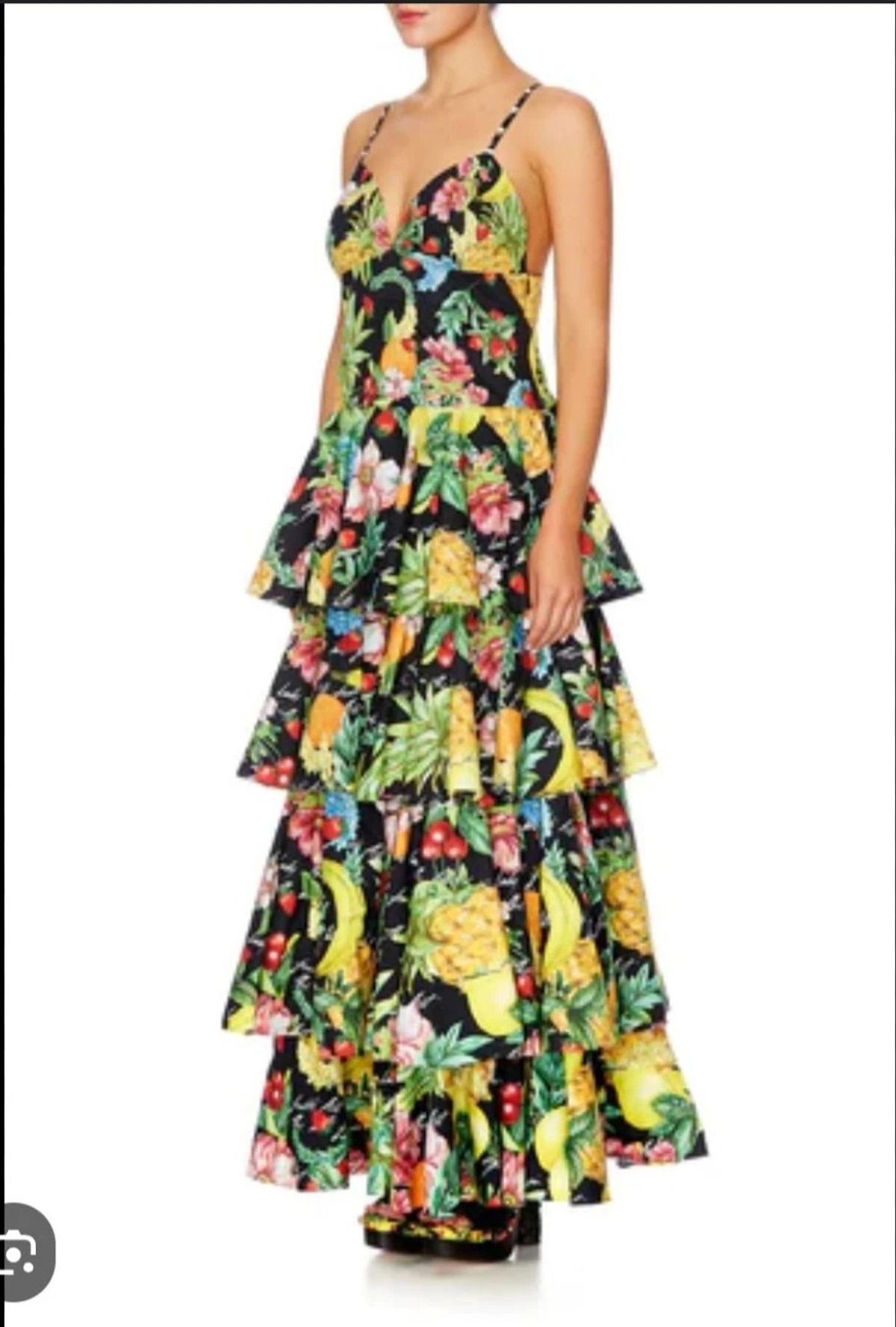 Camilla "Call Me Carmen" Gathered Tiered Maxi Dress - Image 6